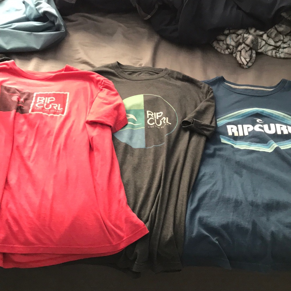 Rip Curl 3 Shirt Bundle LARGE